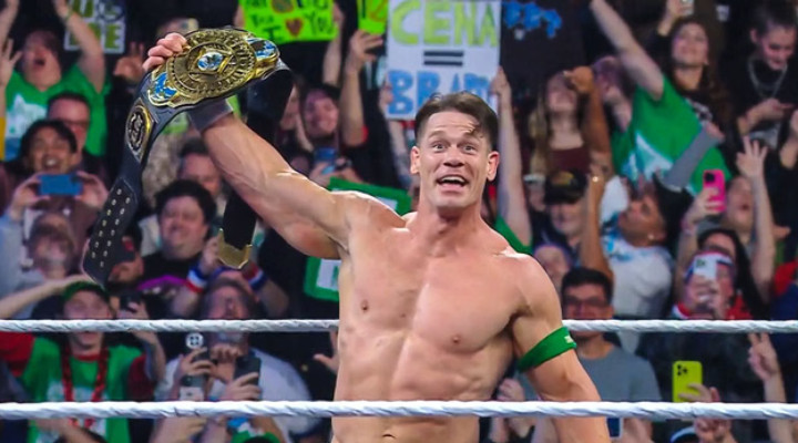 গ্র্যান্ড স্লামের মুকুটে জন সিনা